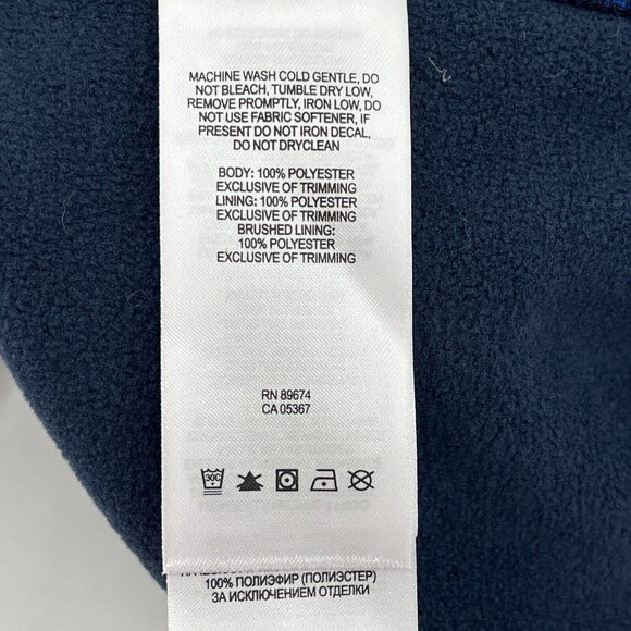 Mountain Hardwear Jacket Men's XXL Fleece Lined Full Zip Blue Tacna NWT BRANDED - Picture 12 of 15